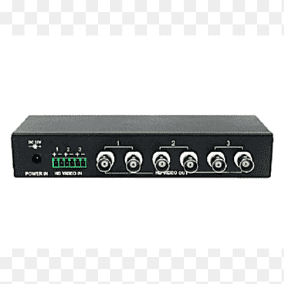 Balun Activo de 3 Canales HD