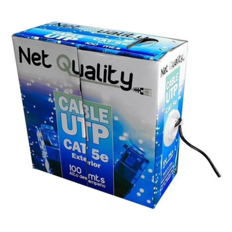 Bobina de Cable UTP Cat 5e 100 Mts 2 Pares